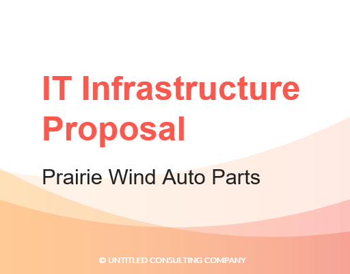 A photo of the IT infrastructure project.